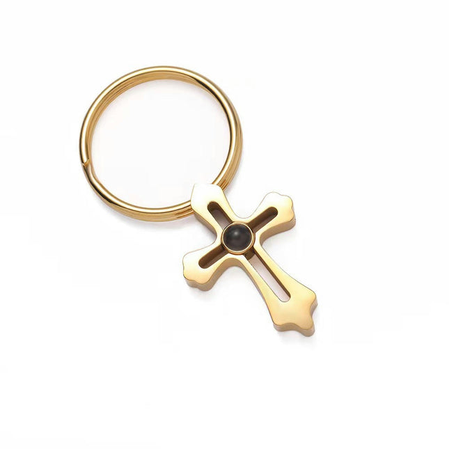 Keychain,Accessories Mini Religious Cross Car Key Chains Cross Keyrings Bags Pendant