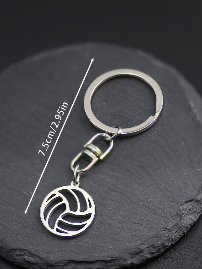 Volleyball Keychain Key Fob Keychains Key Hanging Pendant Bag Bag Decorative Car Keychain