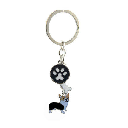 Creative Keychain Pouch Pendants Keys Hanging Dog Ornaments Keychains Cartoon Bag Pendant