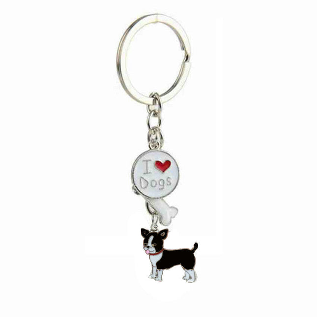 Cute KeyChain Metal Key Ring Charm Hanging Ornament for Women Girls Purse Handbags