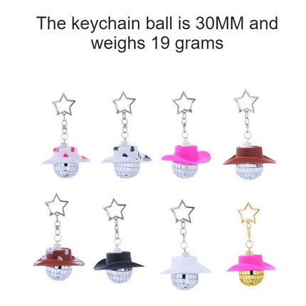 Metal Keychain Charm Pendant Purse Bag Key Ring Chain Decoration Purse Charm Bling Keychain