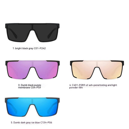 Sun Glasses Square Oversized Sunglasses for Women and Men Large UV Protection Shades