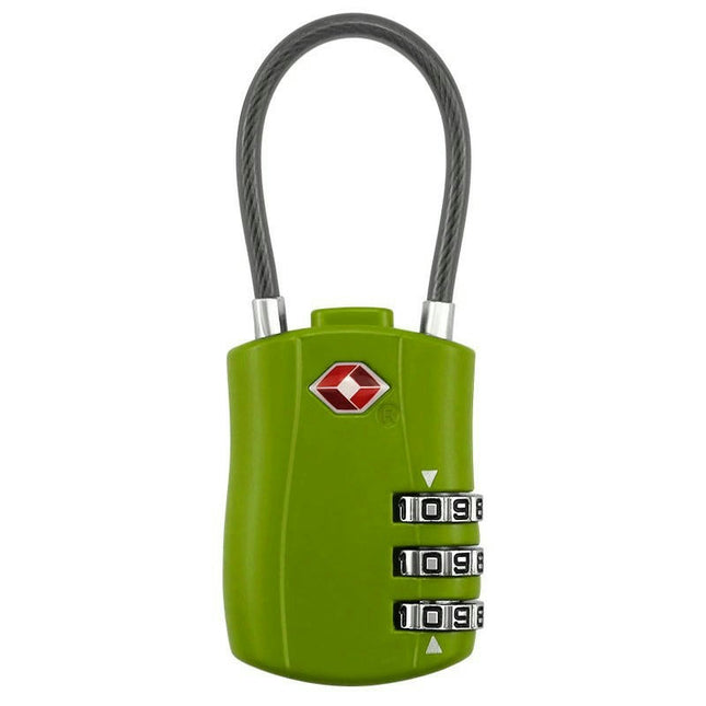 Cable Luggage Locks, Digit Padlocks Combination Lock for Travel Bag, Suit Case & Luggage