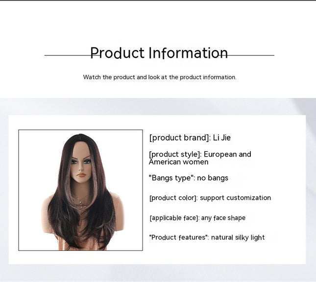 Charming Wig Long Long Straight Layered Synthetic Hair Wigs for Women for Daily Party Use