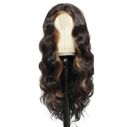 Wavy Long Curly Wigs for Women's Long Hair Lace Front Wigs, Wigs with Synthetic Wigs for Women