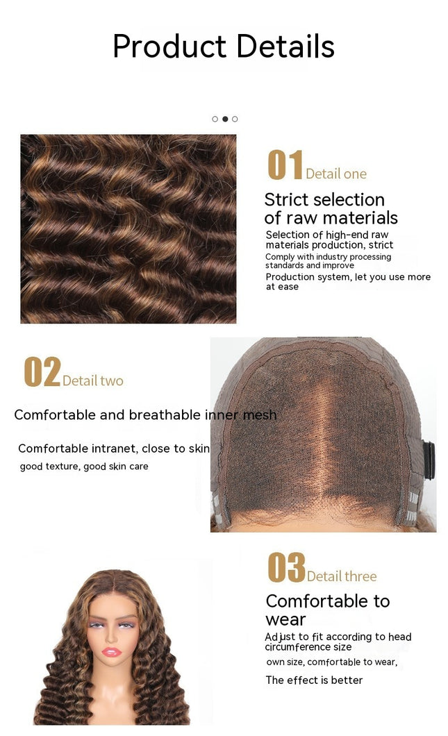 Deep Wave Lace Front Wigs Human Hair HD Lace Curly Wigs for Women with Curly Wig Human Hair