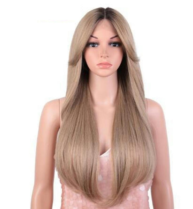 Lace Wigs Long Wig Long Wavy Straight Hair Wig Synthetic Wigs for Women for daily use