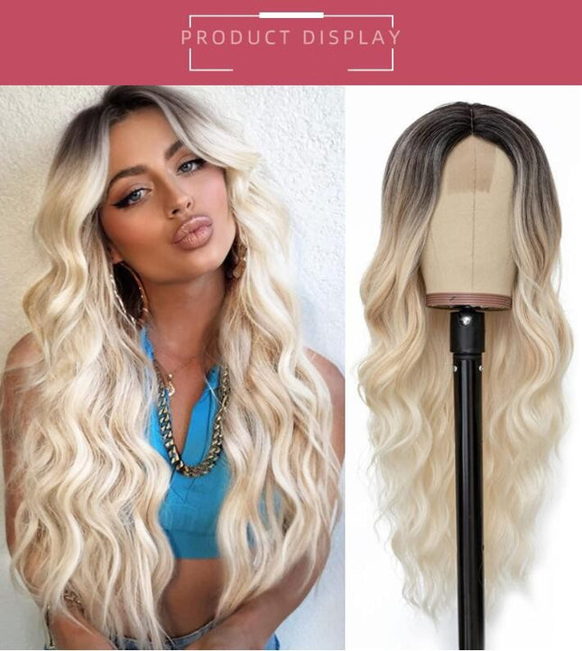 Long Wavy Synthetic Lace Wigs Loose Wave Wigs for Women Synthetic Wigs Curly Wavy Wig