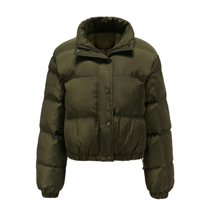 Women's Winter Thicken Puffer Coat Casual Quilted Jackets Warm Outerwear