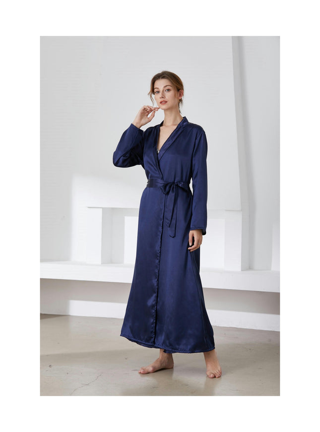 Women Long Bridesmaid Wedding Party Satin Robes Sleepwear