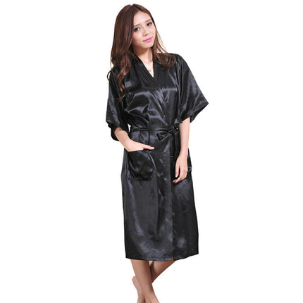 Women's Kimonos Bridesmaid Robes Wedding Party Bridal Robes Satin Silk Robes