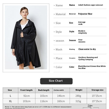 Women's Raincoats Waterproof Rain Poncho Lightweight Hiking Hooded Coat Jacket for Outdoor Activities