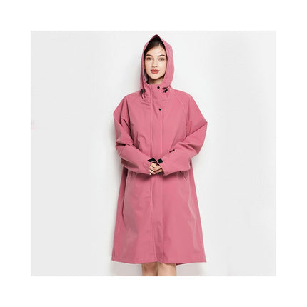 Women's Long Raincoats for Adults Raincoat Waterproof Rain Jacket Camping Hiking Outerwear