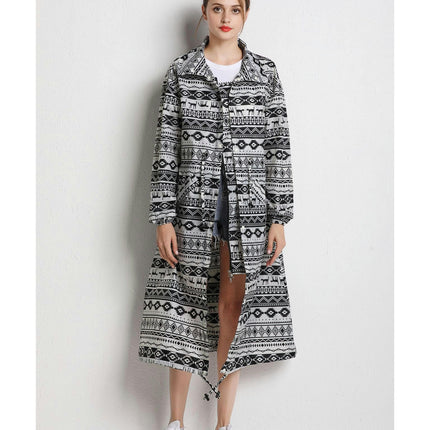 Women's Raincoats Long Waterproof Raincoat Poncho with Pocket windbreaker Jacket for Outdoor