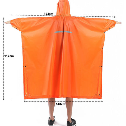 Rain Poncho Multifunctional Raincoat Waterproof Raincoats for Men Women Adult Hiking Camping