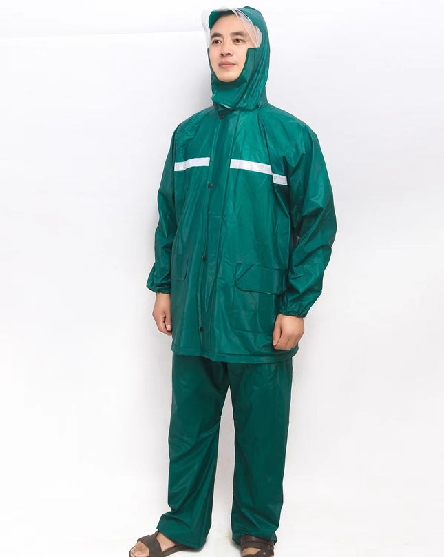 Rain Suits for Men Raincoat and Rain Pants Cycling Reflective Waterproof Raincoats