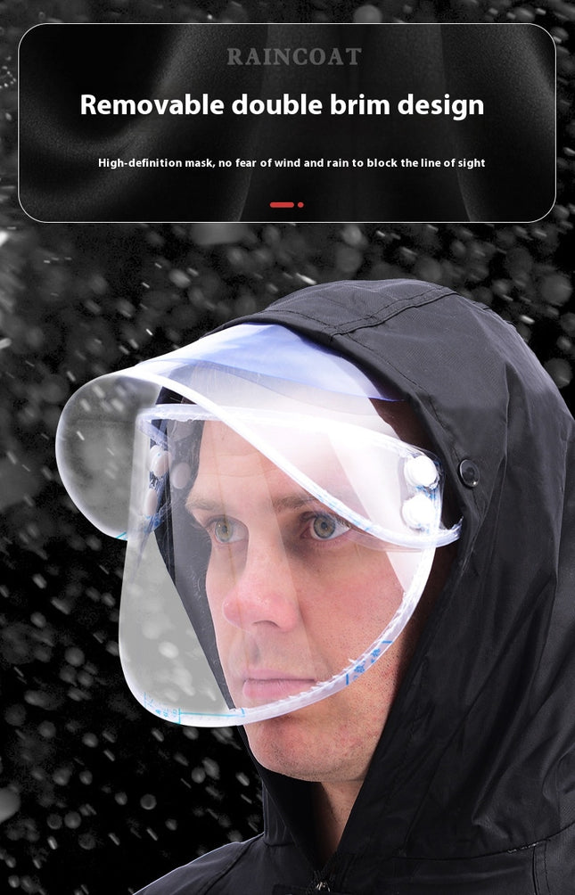 Rain Suit, Waterproof Raincoat Breathable Lightweight Reflective Raincoat And Rain Pants Set For Men