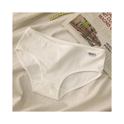 Women's Cotton Underwear Low Rise Briefs Breathable Ladies Regular Panties 10 Pack