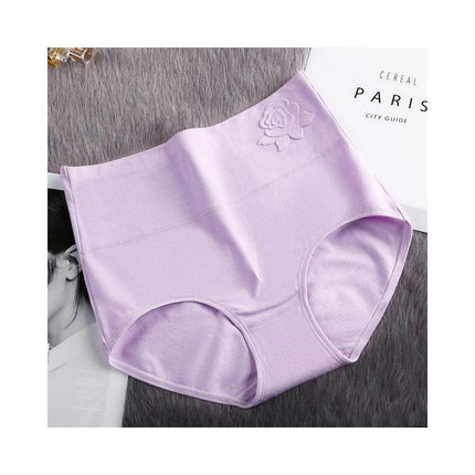 High Waisted Underwear for Women Stretch Cotton Briefs Panties 5 Pack
