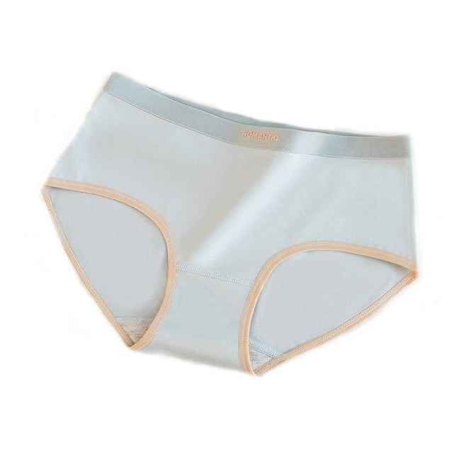 Women's Soft Cotton Briefs Ladies Mid Waisted Full Coverage Panties 5 Pack-A1