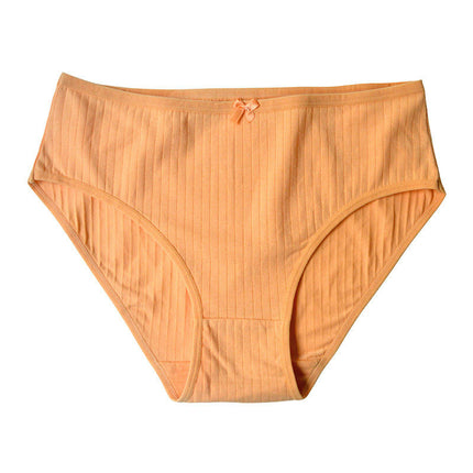 Womens Cotton Underwear High Waisted Briefs Full Coverage Panties 5 Pack