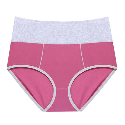 Women's Cotton Underwear High Waist Stretch Briefs Breathable Panties 10 Pack