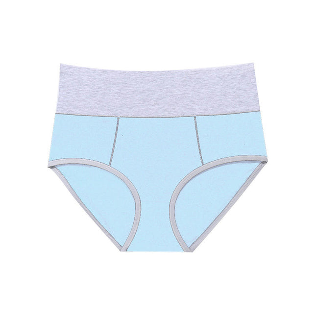 Women's Cotton Underwear High Waist Stretch Briefs Breathable Panties 10 Pack