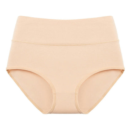5 Pack Cotton High Waist Underwear for Women Full Coverage Soft Comfortable Briefs Panty