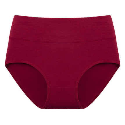 5 Pack Cotton High Waist Underwear for Women Full Coverage Soft Comfortable Briefs Panty