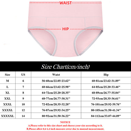 Womens Cotton Stretch Breathable Briefs Mid Rise Full Coverage Panties 5 Pack 1