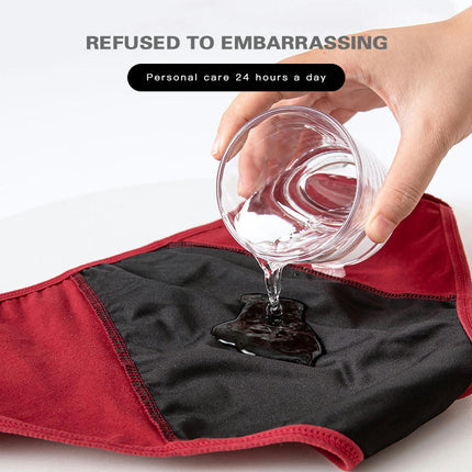 Womens Menstrual Period Panties Cotton Leak Proof Protective Briefs 3 Pack 1