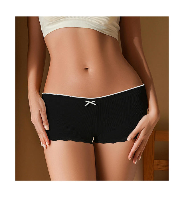 Women's Breathable Soft Stretch Cotton Underwear Boyshorts