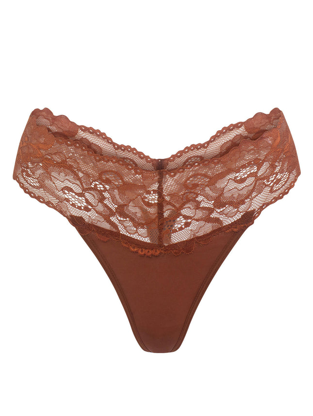 Women's Sexy Lace Thongs No Show Panties Bikini Underwear