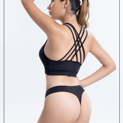 Women's Breathable Cotton Thong Panties Stretch Underwear
