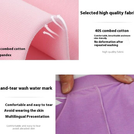 Women's Cotton Underwear High Waisted Ladies Panties Briefs