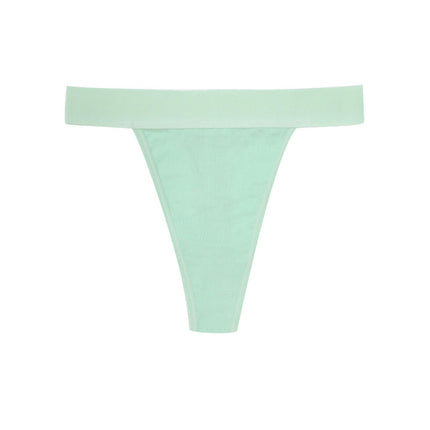 Thongs for Women Sexy No Show Breathable Underwear Stretch Straps T-Back Tangas Panties