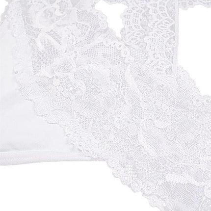 Sexy Panties For Women Breathable Lace Criss-Cross Low Rise Hipster Thong