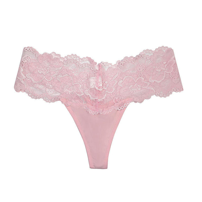 Women Sexy Underwear Lace Thongs Low Waist Panties T Back panties