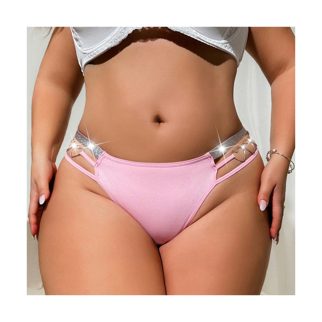 Women's Sexy  G-String Thongs Stretch Mid Waisted Panties Briefs