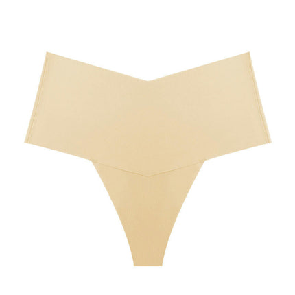 Women's Seamless Mid Waisted Underwear No Show Panties Soft Stretch Briefs 3 Pack