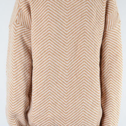 Women's Black and White Striped Cardigan Sweater Colorblocked Button Knit Top V-Neck Jacket
