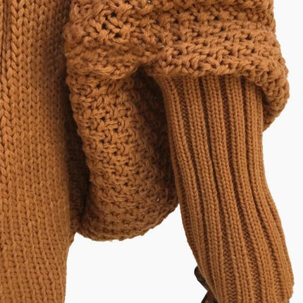 Women's Cardigan Batwing Sleeve Knit Oversized Long Cardigan Sweater Jacket