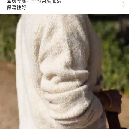 Women's Button Cardigan Warm Sweater Slim Round Neck Loose Thick Pocket Jacket
