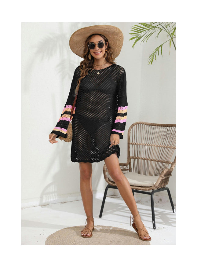 Women's Crochet Bathing Suit Swimwear Knit Cover Up Beach Dress