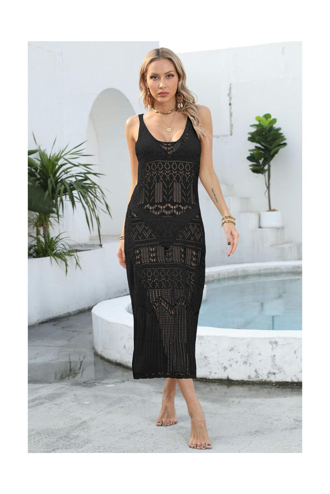 Women's Crochet Bathing Suit Hollow Out for Beach Swimwear Cover Ups Beach Dresses