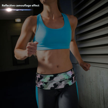 Running Fanny Pack Reflective Belt Bag for Women Men Waist Bag for Workout,Adjustable Waist Pack