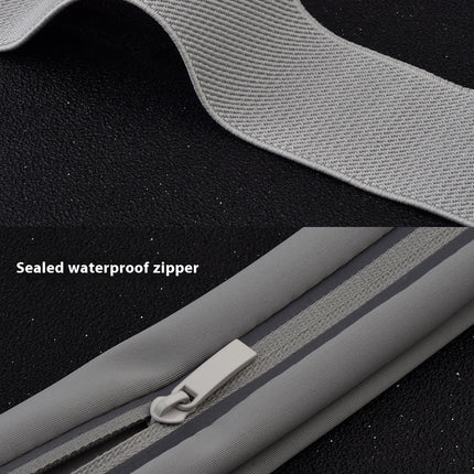 Running Belt for Women Men with 2 Zipper Pockets Adjustable Sports Belt Waist Bag for Hiking Running and Cycling
