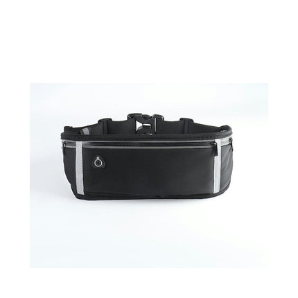 Running Belt for Women Men with 3-Zipper Pockets Adjustable Sports Belt Waist Bag for Hiking Running and Cycling