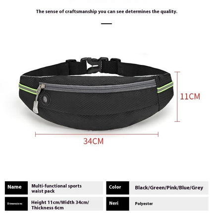 Waterproof Waist Bag Reflective Fanny Packs for Women, Fanny Pack for Men, Adjustable Running Belt Waist Pack