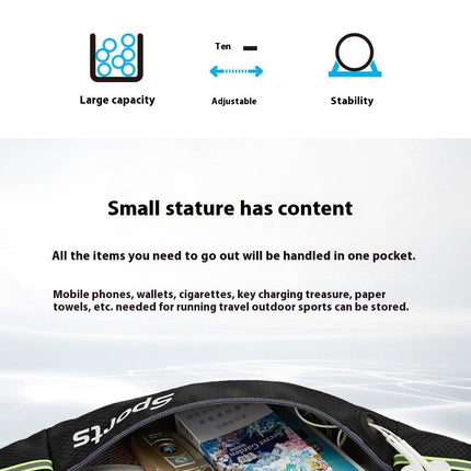 Waterproof Waist Bag Reflective Fanny Packs for Women, Fanny Pack for Men, Adjustable Running Belt Waist Pack